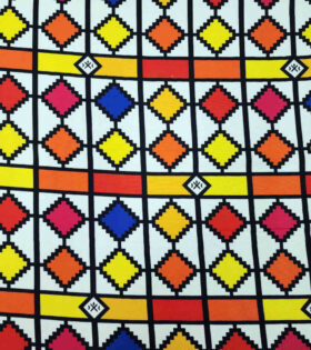 Printed Mini-Matt - Diamond - Orange