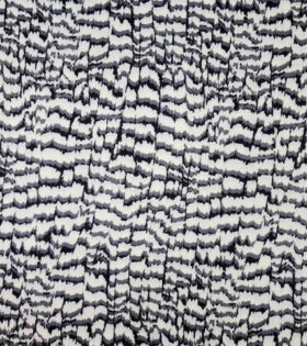 Printed Dull Satin - Abstract - Grey