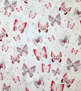 100% Turkish Printed Cotton - Butterfly