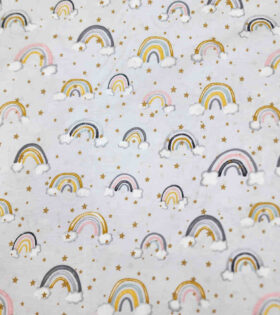 100% Turkish Printed Cotton - Rainbow