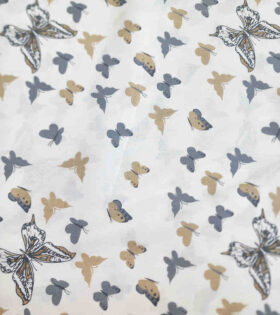 100% Turkish Printed Cotton - Butterfly