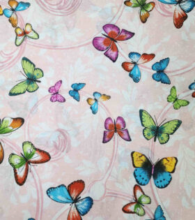 100% Turkish Printed Cotton - Butterfly