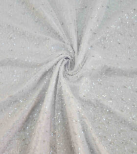 Armani Beaded Tulle - White