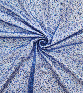 Armani Beaded Tulle - Royal Blue