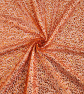 Armani Beaded Tulle - Orange