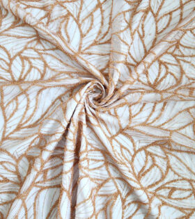 Caviar Leaf Tulle - Rose Gold