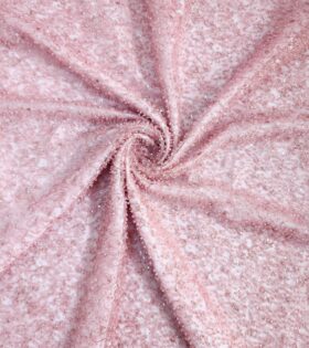 Juliet Beaded Tulle - Dusty Pink