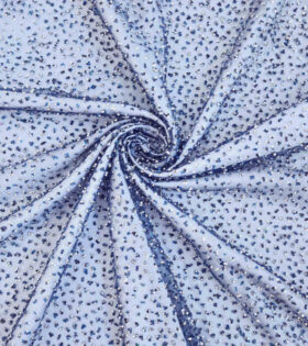 Kendal Beaded Tulle - Navy Blue