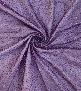 Kendal Beaded Tulle - Grape