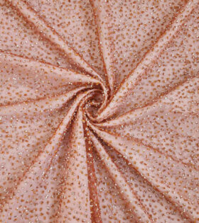 Kendal Beaded Tulle - Rust