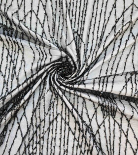 Raya Beaded Tulle - Black