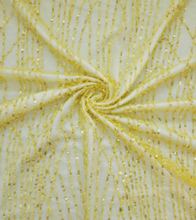 Raya Beaded Tulle - Yellow