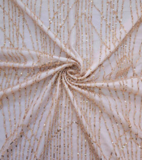 Raya Beaded Tulle - Beige