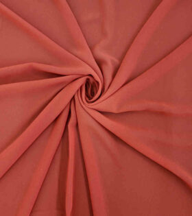 Stretch Crepe Chiffon - Rust