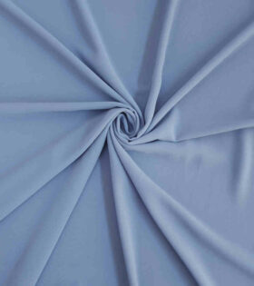 Stretch Crepe Chiffon - Denim Blue