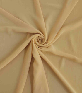 Stretch Crepe Chiffon - Custard