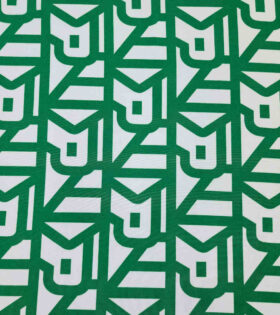 Printed 4-Way Stretch - Emerald Green