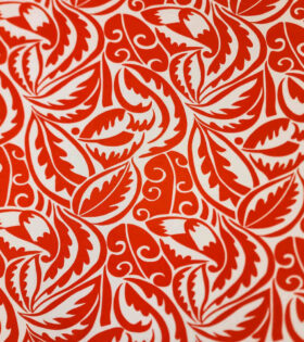 Printed 4-Way Stretch - Orange
