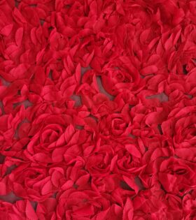 Ribbon Rose Chiffon - Red
