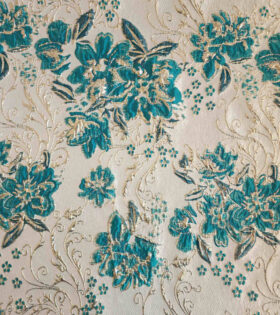 Brocade Valencia - Teal