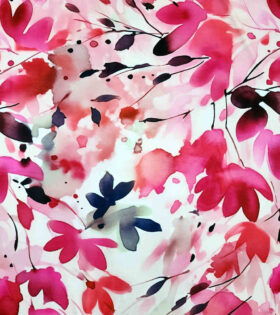 Printed DTY - Floral - Pink