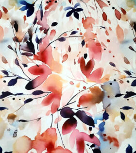 Printed DTY - Floral - Cream