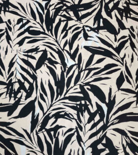 Printed Gause Linen - Black