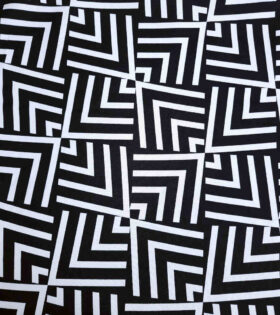 Printed Mini-Matt - Abstract - Black