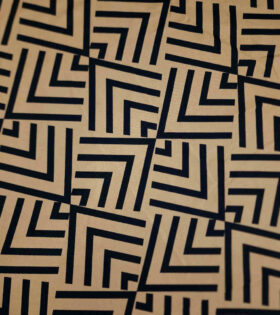 Printed Mini-Matt - Abstract - Beige