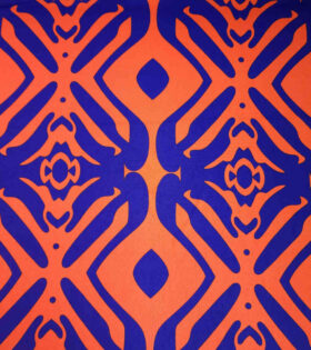 Printed Mini-Matt - Abstract - Orange