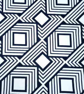 Printed Mini-Matt - Abstract - White