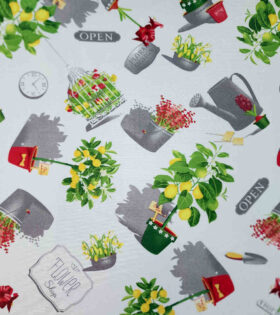 Printed Mini-Matt - Lemon Tree - White