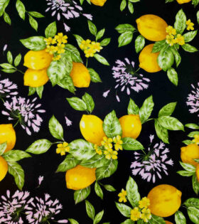 Printed Mini-Matt - Lemon - Black