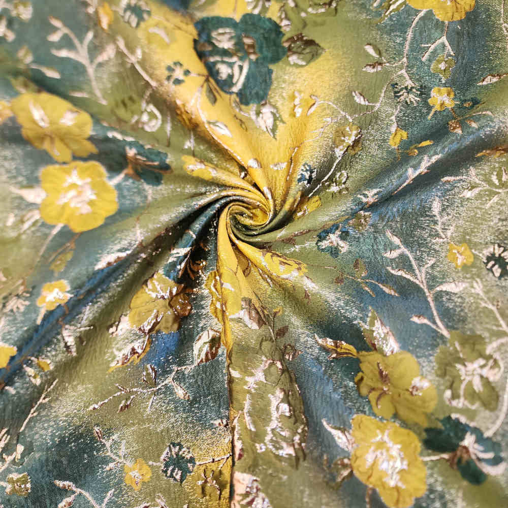 Brocade Floral 1598 A9957053001 R293.95 Mustard