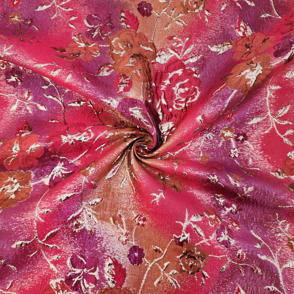 Brocade Floral 1598 A9957103001 R293.95 Burnt Oran