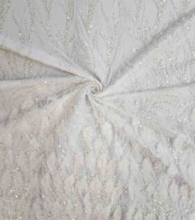 Tiffany Feather Evening Tulle - Ivory