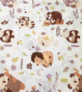 100% Turkish Printed Cotton - Koala Bear