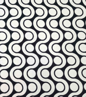 Printed Cotton Voile - Black