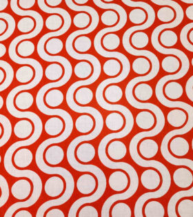 Printed Cotton Voile - Orange