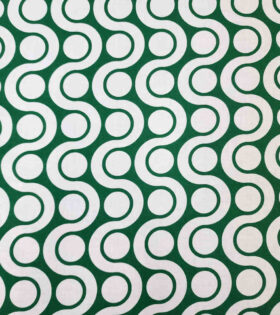 Printed Cotton Voile - Green