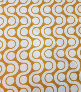 Printed Cotton Voile - Mustard