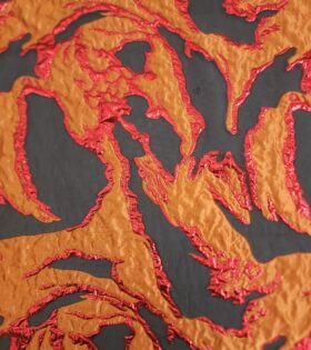Brocade Glamour Organdy - Rust