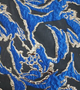Brocade Glamour Organdy - Royal Blue