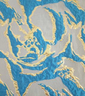 Brocade Glamour Organdy - Turquoise