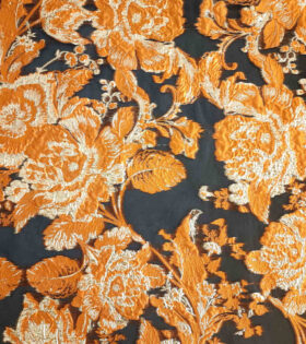 Brocade Glamour Organdy - Rust
