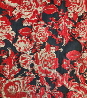 Brocade Glamour Organdy - Red
