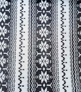 Ethnic Sequins Tulle - Black