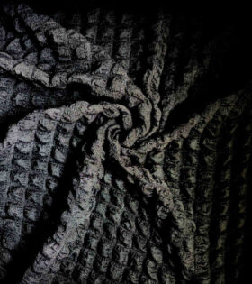 Bubble Crinkle Knit - Black