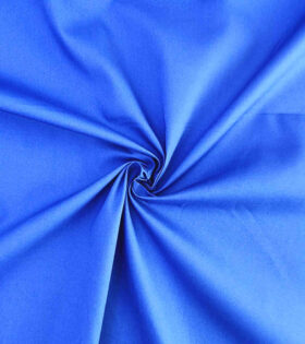 Cotton Poplin Spandex - Royal Blue
