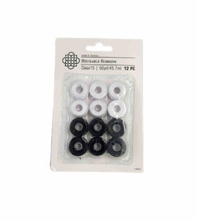 Reusable Bobbins - Black & White